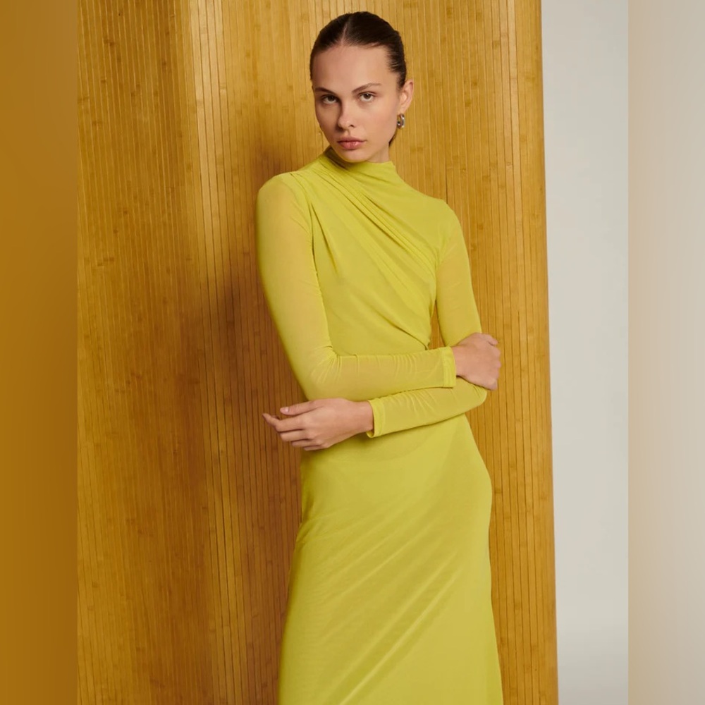 NWT Brittany Draped Midi Dress Sister Jane